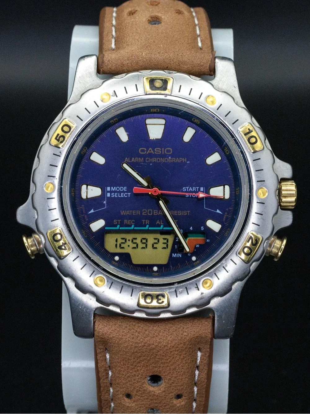 Casio Rare Marlin AD-724 Vintage Analog Digital JDM Import Watch
